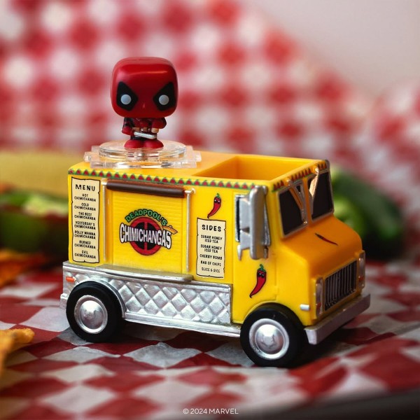 Фото - Коллекционная фигурка FUNKO BITTY POP! Ride серии Марвел - ДЭДПУЛ И ГРУЗОВИК ЧИМИЧАНГИ (83625)