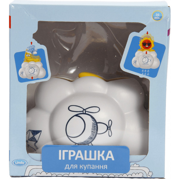 Фото - Іграшка для ванної Lindo Хмаринка-сонце (8366-50A сон)