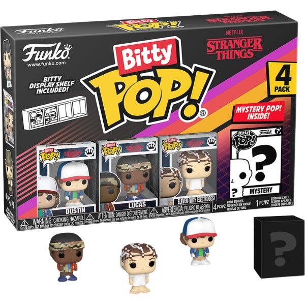 Фото - Ігрова фігурка-сюрприз набір FUNKO BITTY POP! серії Дуже дивні справи - ДАСТИН (4 фігурки в ас.) (83662)