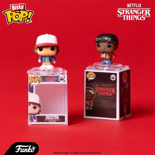 Фото - Ігрова фігурка-сюрприз набір FUNKO BITTY POP! серії Дуже дивні справи - ДАСТИН (4 фігурки в ас.) (83662)