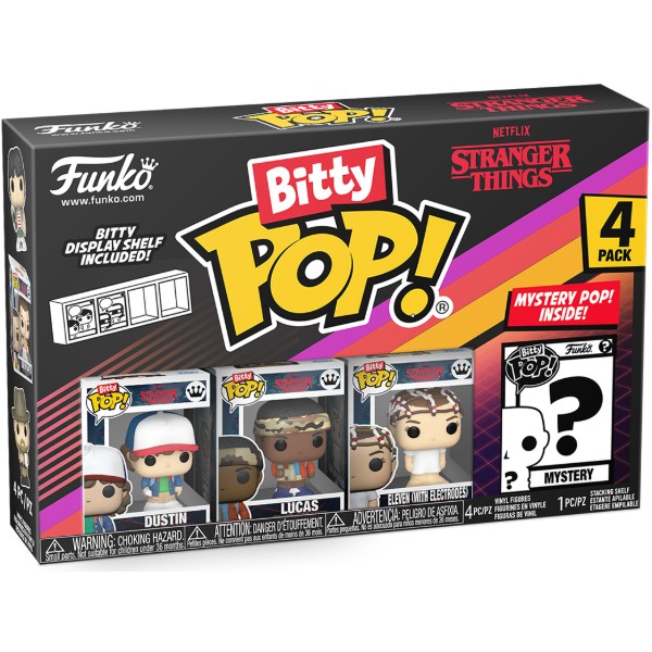 Фото - Ігрова фігурка-сюрприз набір FUNKO BITTY POP! серії Дуже дивні справи - ДАСТИН (4 фігурки в ас.) (83662)
