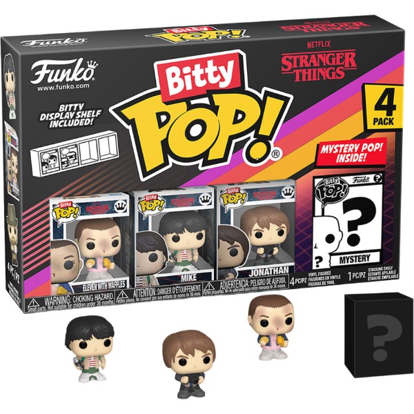 Фото - Игровая фигурка-сюрприз набор FUNKO BITTY POP! cерии Очень странные дела - ОДИННАДЦАТЬ (4 фигурки в асс.) (83663)