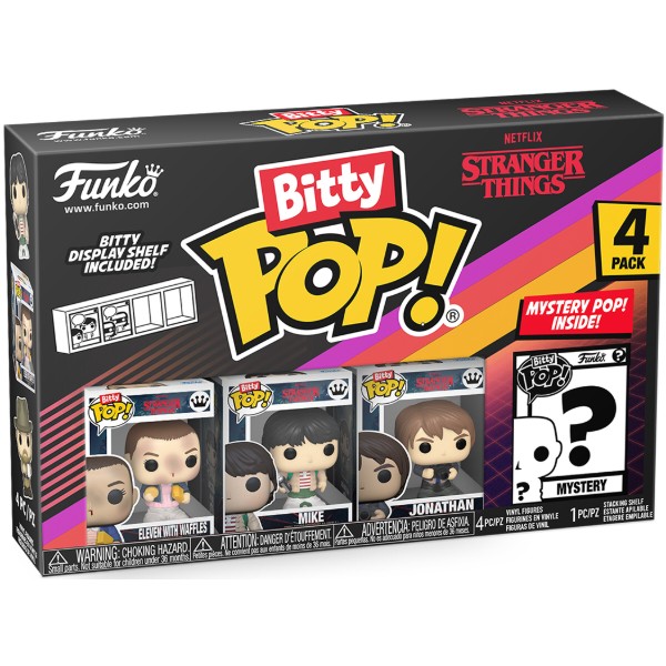 Фото - Игровая фигурка-сюрприз набор FUNKO BITTY POP! cерии Очень странные дела - ОДИННАДЦАТЬ (4 фигурки в асс.) (83663)