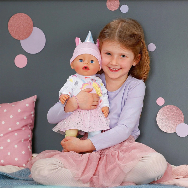 Фото - Пупс класичний Baby Born ЕММА-ЄДИНОРІГ 43 см (836668)