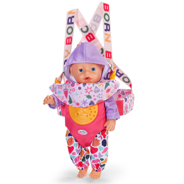 Фото - Одяг та аксесуари для ляльки Baby Born Pinplay – ЯРКА ПРОГУЛКА (837603)
