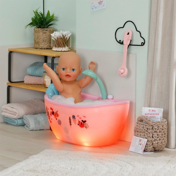 Фото - Меблі для пупса Baby Born серії Click and Play – КАЗКОВЕ КУПАННЯ (світло, звук) (837993)