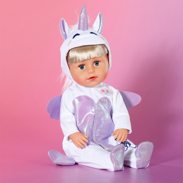 Фото - Одяг та аксесуари для ляльки Baby Born КОМБІНЕЗОН ЄДИНОРОГО (43 см) (838266)