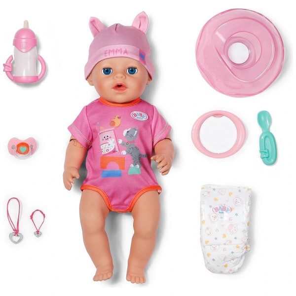 Фото - Пупс классический Baby Born серии Click and Play – ЭММА (839966)