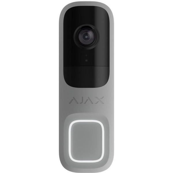 Фото - Бездротовий дверний дзвінок Ajax Doorbell (8EU) ASP Grey (000053538)