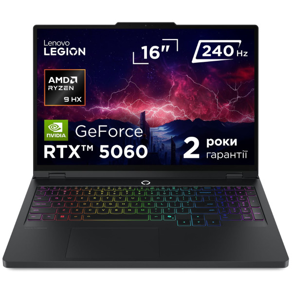 Фото - Ноутбук ігровий Lenovo Legion Pro 5 16ADR10 (83LT008LRA) Eclipse Black