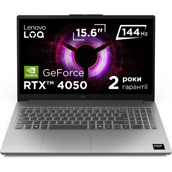 Фото - Ноутбук игровой Lenovo LOQ-15ARP10E (83S000EPRA) Luna Grey