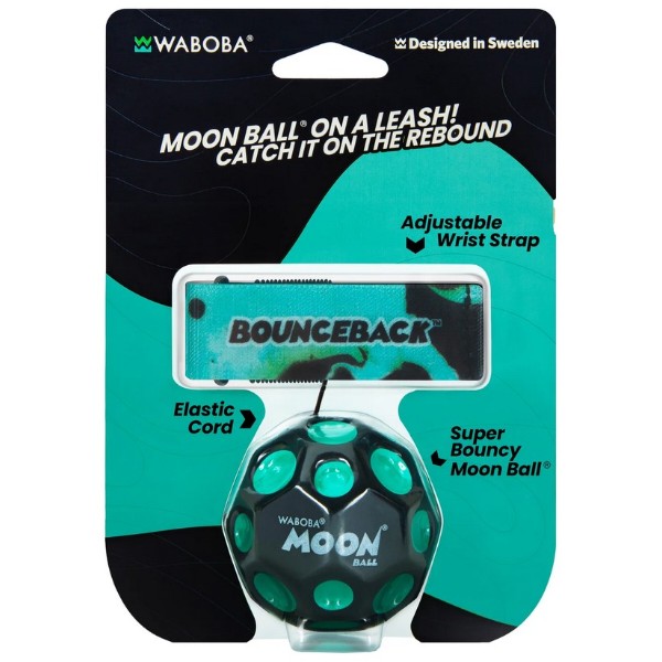 Фото - Игровой мяч Waboba AZ-330-B Bounceback x Returning moon in Blister (Blue) (840001933026)