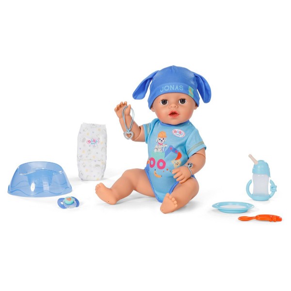 Фото - Пупс класичний Baby Born Серія «Click and Play» – JONAS 43 см (840078)