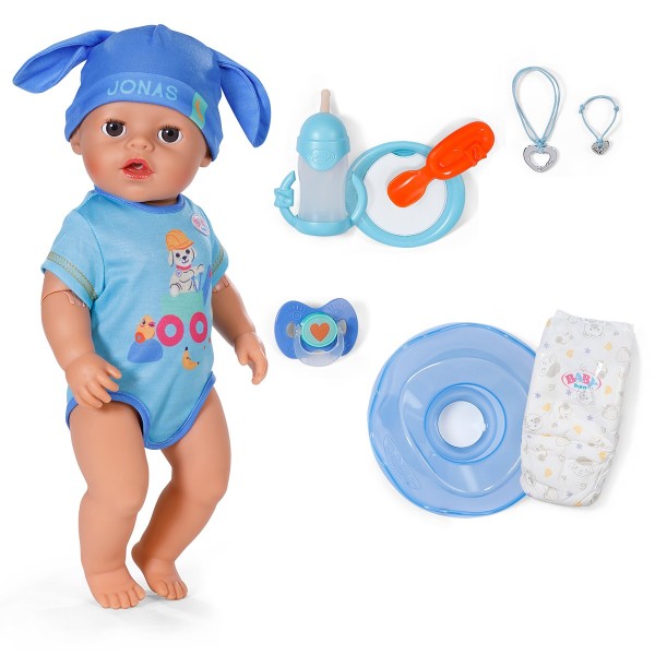 Фото - Пупс класичний Baby Born Серія «Click and Play» – JONAS 43 см (840078)
