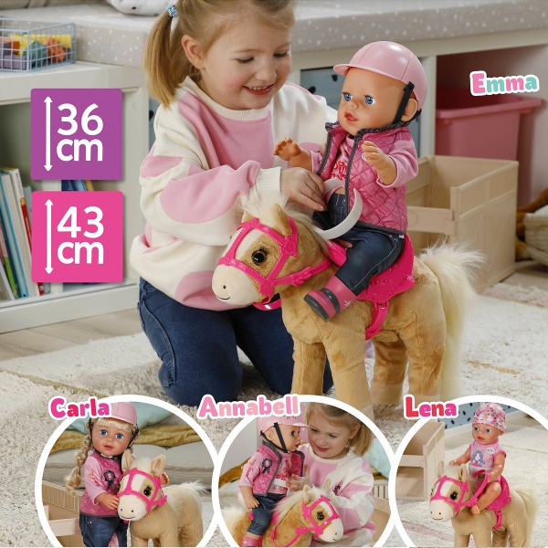 Фото - Питомцы для куклы Baby Born ЛОШАДКА КЬЮТИ (звук) (840092)