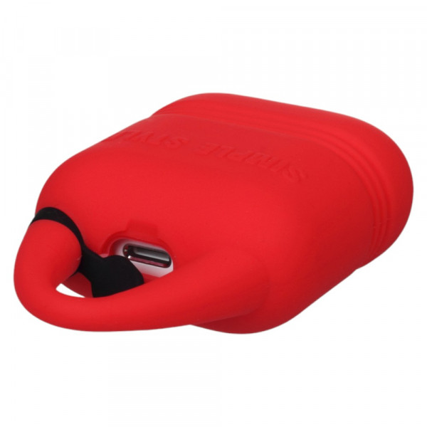 Фото - Чехол для наушников i-Smile Kindon for Apple AirPods IPH1430 Red (702347)