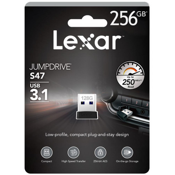 Фото - Флеш USB Lexar USB3 256GB S47 (LJDS47-256ABBK)