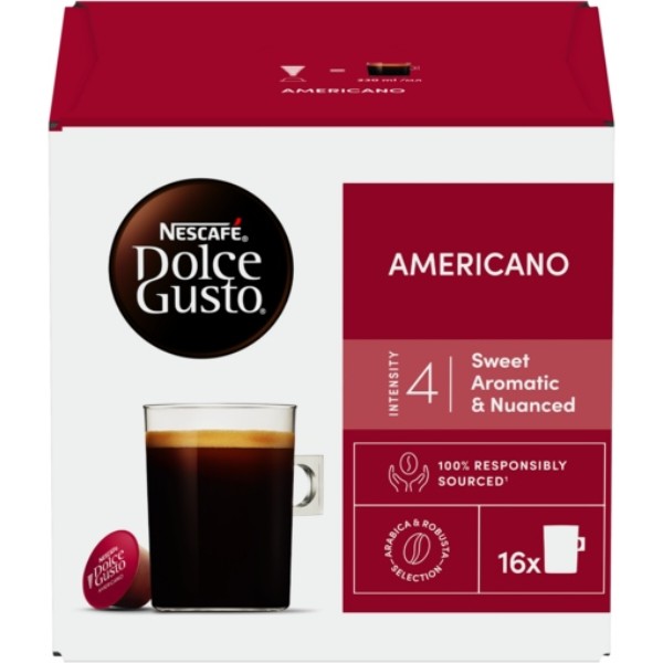 Фото - Кава у капсулах Nescafe DOLCE GUSTO Americano 16 шт. 136г