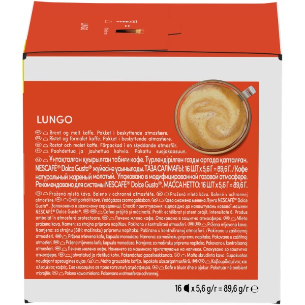 Фото - Кофе в капсулах Nescafe DOLCE GUSTO Lungo 16 шт. 89,6г