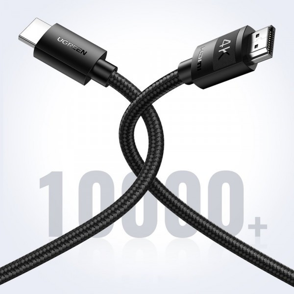 Фото - Кабель HDMI UGREEN HDMI M - M, 5.0 м V2.0 Cafule HD119 (40103)
