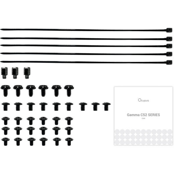 Фото - Корпус OCYPUS MATX W/O PSU GAMMA C52 BK (GAMMA-C52-BKD000XX-GL)