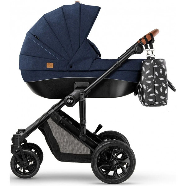 Фото - Коляска универсальная 2 в 1 Kinderkraft Prime Navy + MommyBag (KKWPRIMNAVY200)