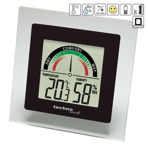 Фото - Термогигрометр Technoline WS9415 Black