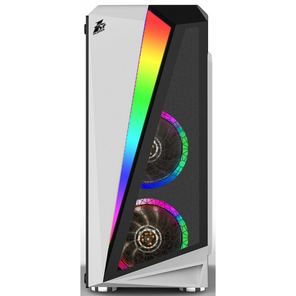 Фото - Корпус 1stPlayer R5-3R1-WH Color LED White без БП