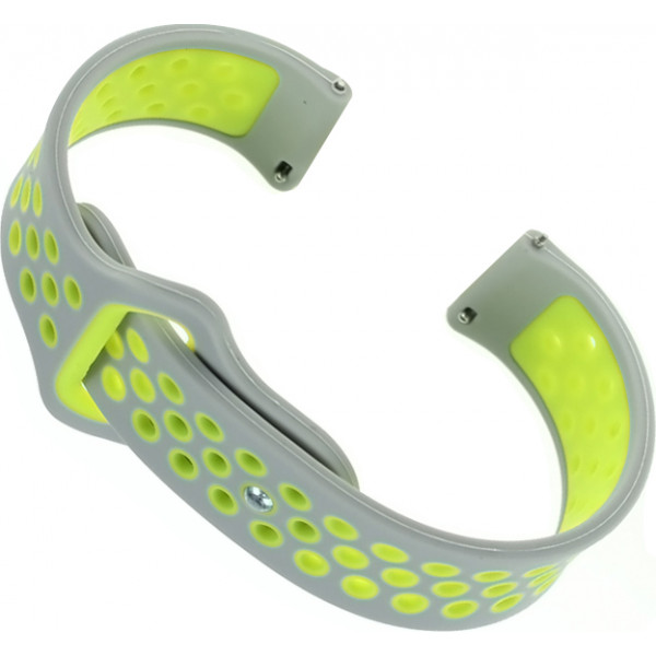 Фото - Ремінець для смарт-годинника BeCover Nike Style for Motorola Moto 360 2nd Gen. Grey-Green (705762)