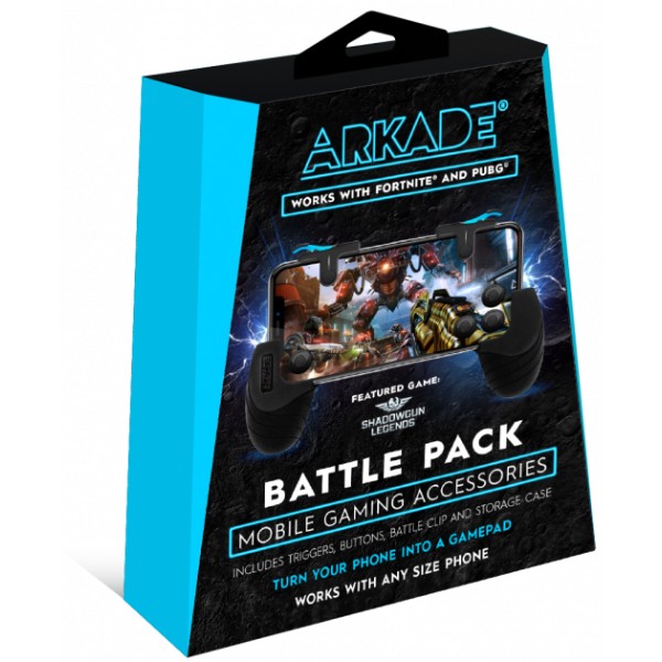 Фото - Геймпад Arkade Battle Pack з футляром Black (850002584059)