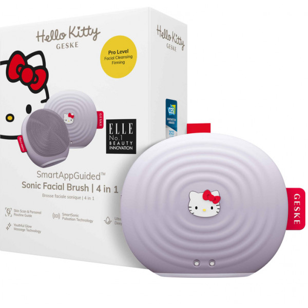 Фото - Щітка для чищення обличчя GESKE Sonic Facial Brush 4 в 1 by Hello Kitty (HK000011PU01)