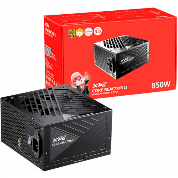 Фото - Блок живлення для ПК ADATA XPG Core Reactor II 850W (COREREACTORII850G-BKCEU)