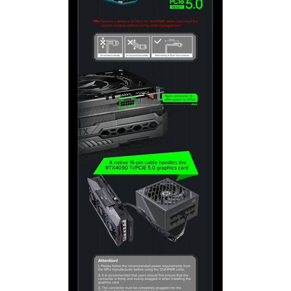 Фото - Блок живлення для ПК Gamemax ATX 850W (GX-850 PRO BK)