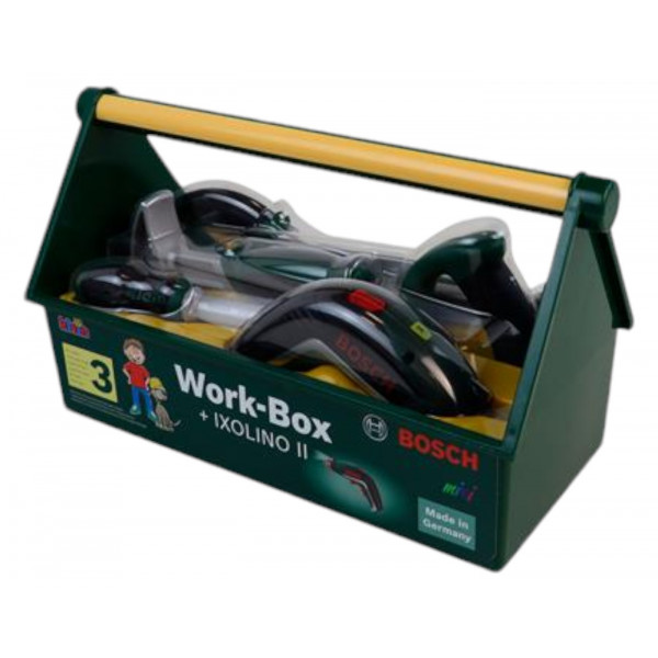 Фото - Сюжетно-рольова гра. Набір-професій Klein набір інструментів Bosch Mini із шурупокрутом Ixo (8510)