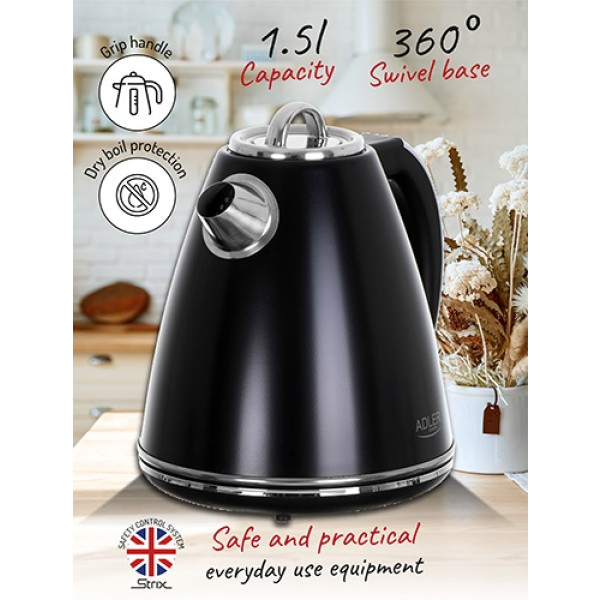 Фото - Электрический чайник Adler AD 1343 Black