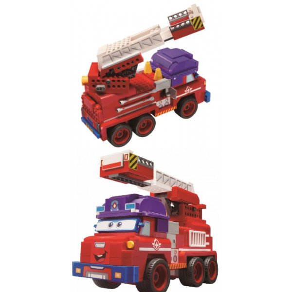 Фото - Пластиковий конструктор Super Wings Small Blocks Buildable Vehicle Set Sparky Спаркі (EU385011)