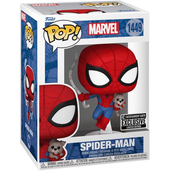 Фото - Коллекционная фигурка FUNKO POP! серии Человек-Паук - ЧЕЛОВЕК-ПАУК С СОБАКОЙ (85244)