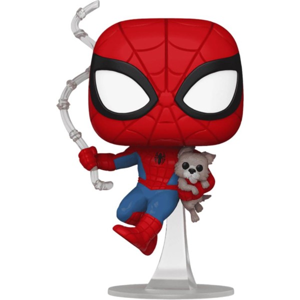 Фото - Коллекционная фигурка FUNKO POP! серии Человек-Паук - ЧЕЛОВЕК-ПАУК С СОБАКОЙ (85244)