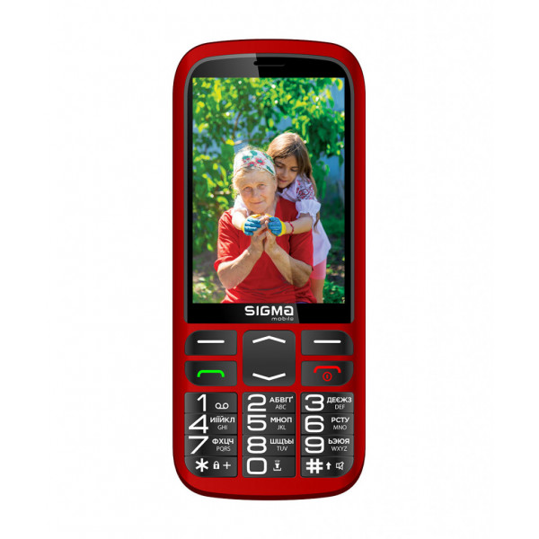 Фото - Мобільний телефон Sigma mobile Comfort 50 Optima TYPE-C DS Red