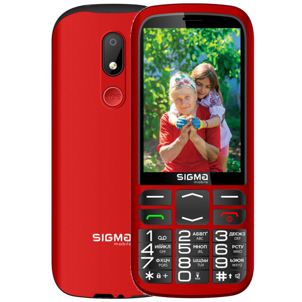 Фото - Мобільний телефон Sigma mobile Comfort 50 Optima TYPE-C DS Red
