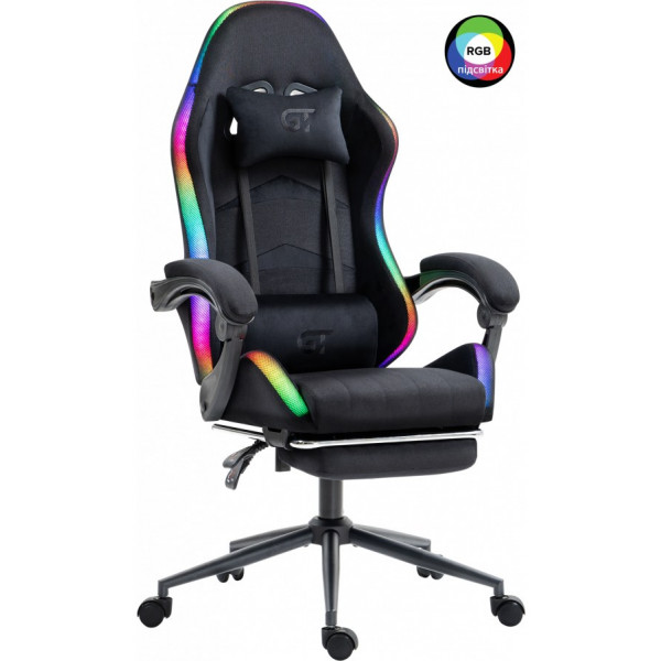 Фото - Крісло для геймерів GT Racer X-2325 Fabric Black L