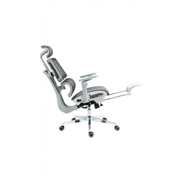 Фото - Крісло офісне GT Racer B-2450 White/Gray
