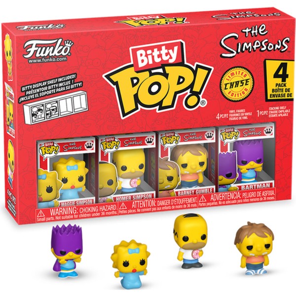 Фото - Игровая фигурка-сюрприз набор FUNKO BITTY POP! серии Симпсоны - МЭГГИ (4 фигурки в асс.) (85709)