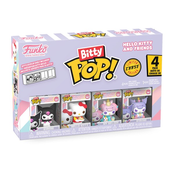 Фото - Ігрова фігурка-сюрприз набір FUNKO BITTY POP! серії Sanrio - КУРОМІ (4 фігурки в ас.) (85715)