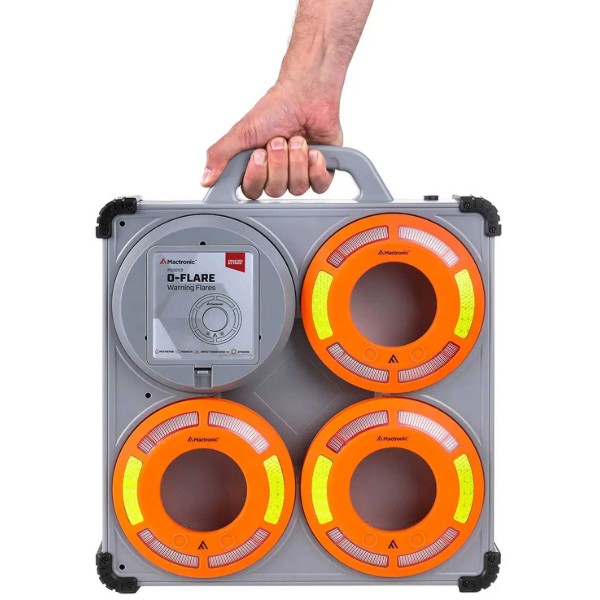 Фото - Набор фонарей Mactronic O-Flare (40 Lm) Amber Magnetic Recharg 12/220V (PSD0113)