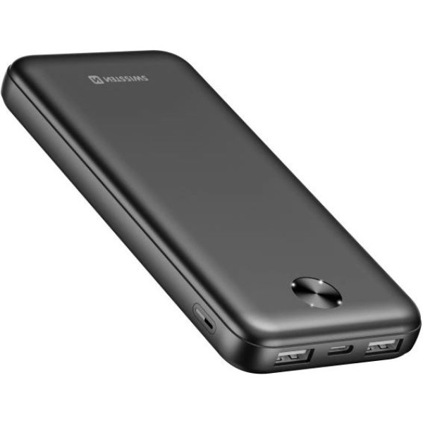 Фото - Батарея мобильная Swissten POWER BANK 10000 mAh 10,5 W WORX PRO Black (8595217490642)