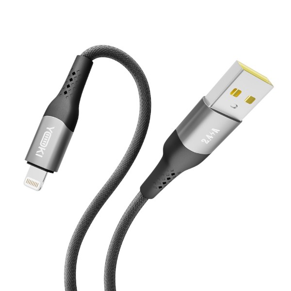 Фото - Кабель YOKI SOLID Lightning 2.4A 2m Black (YK-SO15)