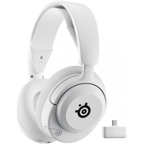 Фото - Гарнитура беспроводная игровая SteelSeries Arctis Nova 5P White (61674)