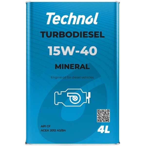 Фото - Масло для авто Technol Turbodiesel 15W-40 (TL91004) Фото - Масло для авто Technol Turbodiesel 15W-40 (TL91004)