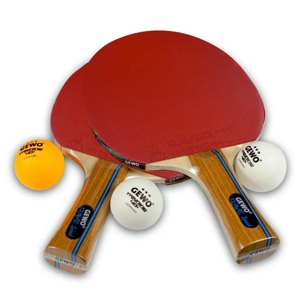 Фото - Набір для настільного тенісу Gewo Rave Speed 2 Bats 3 Balls (86080000) Фото - Набір для настільного тенісу Gewo Rave Speed 2 Bats 3 Balls (86080000)